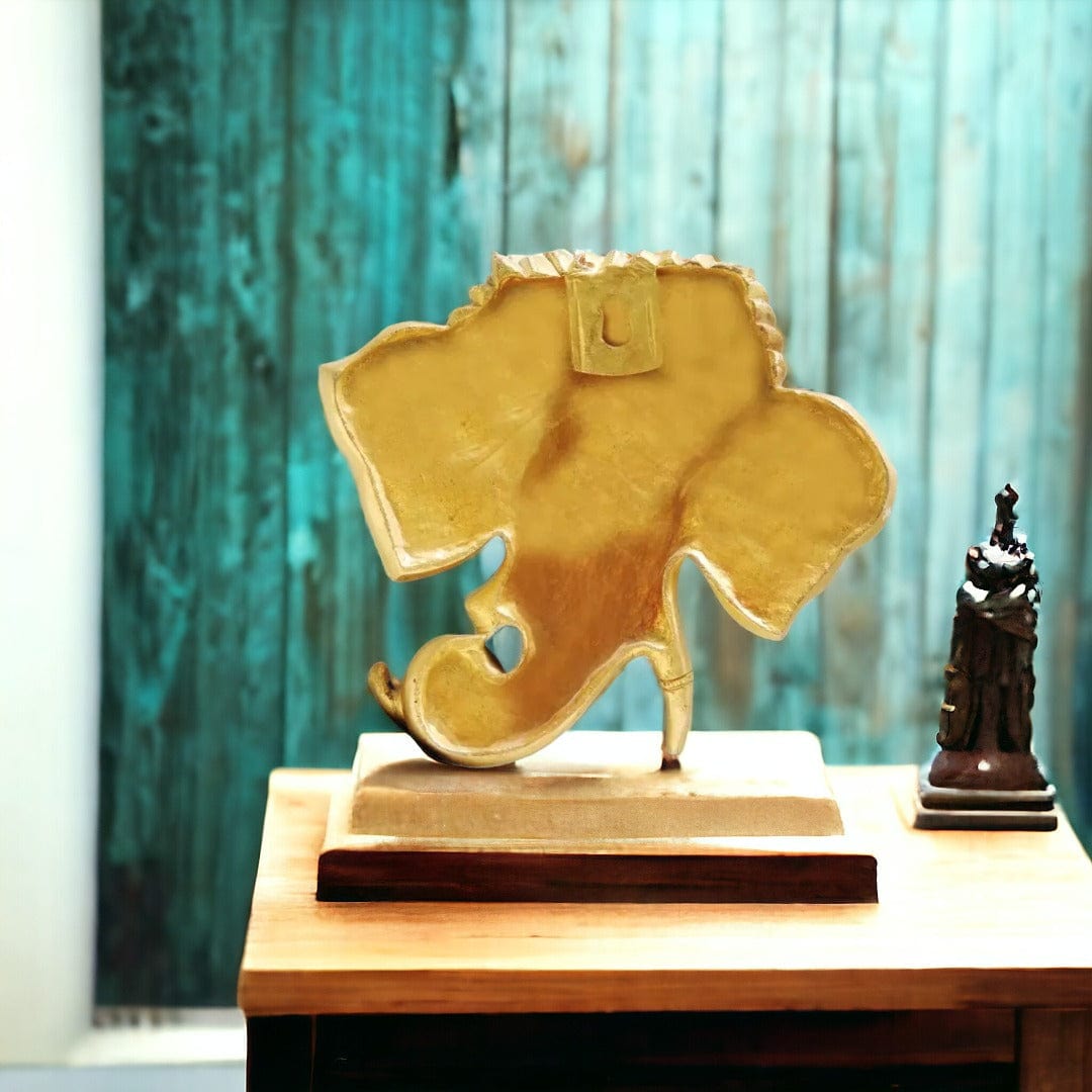Brass Ganesh Wall Hanging